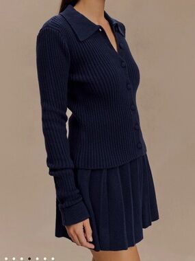 Meshki Dionne knit skirt black